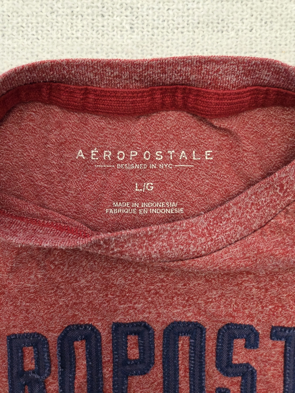 Aeropostale Red Graphic Tee - NY EST.1987 - Picture 2 of 4
